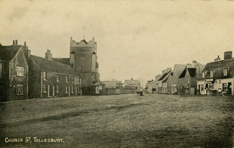  Church Street, Tollesbury. The Square. Postcard published by the Co-operative Society, Tollesbury. 
Cat1 Tollesbury-->Road Scenes