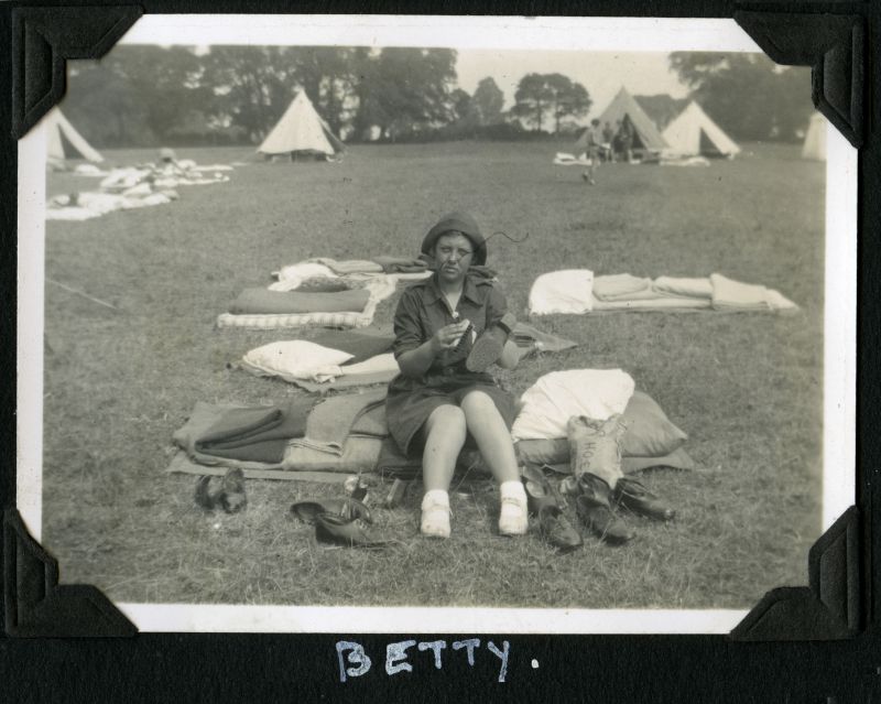  Girl Guides - Camp 1934. Betty. 
Cat1 Girl Guides