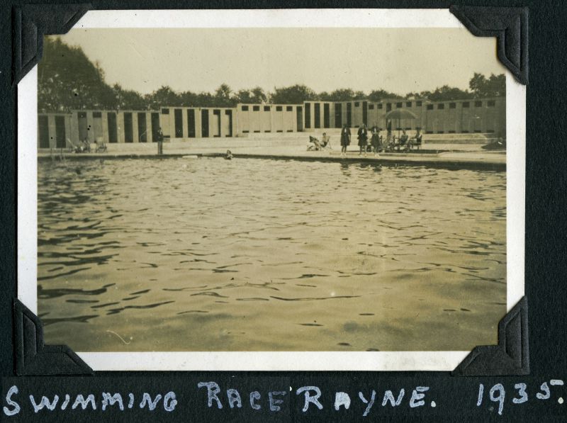  Girl Guides - Swimming Race Rayne. 
Cat1 Girl Guides