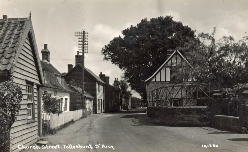  Church Street, Tolleshunt D'Arcy. Postcard 141250. 
Cat1 Places-->Tolleshunt D'Arcy
