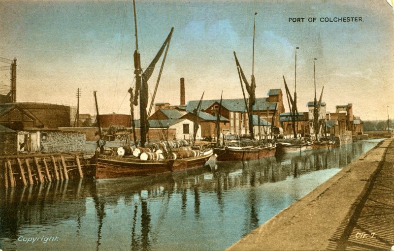 Barges at Colchester Hythe