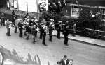 27. ID BJ19_001 1935 Jubilee - Mersea Band in High Street
Cat1 Mersea-->Events Cat2 Mersea-->Road Scenes