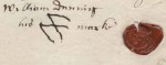 46. ID COR2_010_001 Signature of Wm Dunning from his will. In his will, William Dunning left £15 to Mary Dunning of Mersea Island (daughter of his brother Richard Dunning and ...
Cat1 Museum-->Papers-->Other