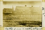  The album caption says The Nothe in ? 1890 or long ago!. The words round the picture say All this was ours & one other cottage here [at the right hand end]. The separate cottage at the left end must have been replaced by the Big Room shown in later photographs.  LUC_AB1_006
