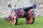  Demi-culverin cannon cast in 1587. Image with thanks to WyrdLight.com.  COR2_020_005