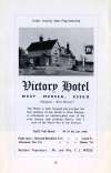 147. ID MD24_022 Victory Hotel. Proprietors Mr & Mrs F.J. Madle. West Mersea Official Guide Page 20.
Cat1 Books-->Mersea Guides-->1954 Cat2 Mersea-->Pubs