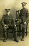 141. ID DPR_001 Horace Mole on the right. Left unknown. Photograph by A.L. West & Co., Winchester.
Stephen Horace Mole was in 2nd Battalion 'The Rifles' (The Prince ...
Cat1 War-->World War 1 Cat2 Families-->Mole