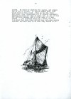  Mistral. Journal of the Mersea Island Society. January 1990. Page 30.
 Ray Devonish contd.
 Sailing barge - sketch by Don Butlin.  MIS_1990_045
