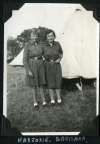 29. ID GG01_012_005 Girl Guides - Camp 1934. Marjorie, Barbara.
Cat1 Girl Guides