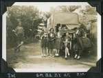  Girl Guides - 1936 Camp. T.W., S.M., B.S., J.T., B.F., P.M.  GG01_022_005