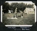  Girl Guides - 1936 Camp.
 Marjorie, Barbara. Wood Patrol.  GG01_022_007