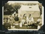  Girl Guides - 1936 Camp.
 Peggie, Gladys, Colser, Captain, Quem, T. Webber
 Jean, J. Webber.  GG01_024_013