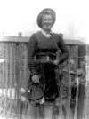 17. ID DIS2008_WLA_130 Edna Smy née Dallas. Peldon Hostel 1941. Women's Land Army.
Cat1 People-->Land Army Cat2 Places-->Peldon