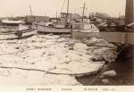 106. ID AN05_004_007 Boats in the ice at West Mersea Hard in the winter of 1963.
SEADRIFT (a converted ship's lifeboat), PEDRO, Hec Stoker's EVELYN
Cat1 Weather Cat2 Mersea-->Old City & the Hard Cat3 Mersea-->Old City & the Hard