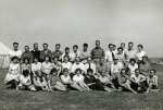 30. ID YC01_057 International Youth Camp. English staff, possibly first fortnight 1966.
Back row 1., 2. Eddie Yarnell - Sports Store (White Hut), 3., 4. Reg Harris - ...
Cat1 Mersea-->Youth Camp