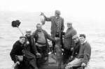 753. ID HEM_OPA_043 Wildfowlers 1st Sep 1961. L to R Vin's Vincent (usually known as John), Vin Thorpe, Geoff Hempstead, Girl, Douglas Mussett, ?, ?.
Cat1 People-->Other Cat2 Families-->Mussett