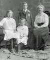 84. ID GWC_081 L-R 1. Martha, 2. Kate Goody, 3. Ernie Goody, 4. Sarah Goody née Hitchen.
Martha was born at Birch 1902 and died 1918. Missing from the picture is ...
Cat1 Places-->Peldon-->People