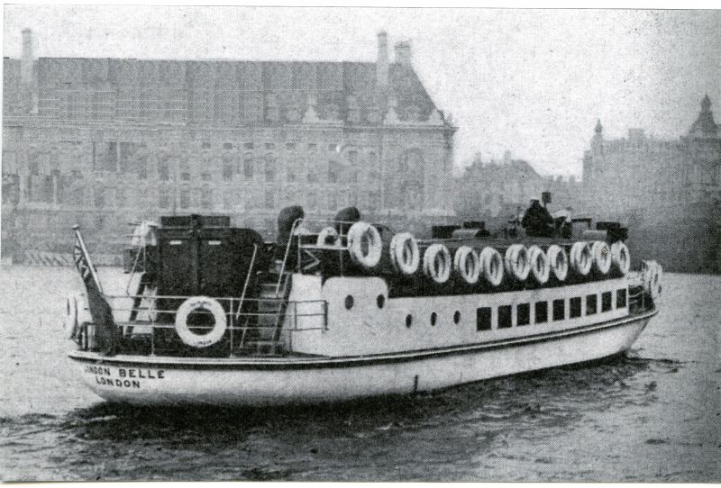 ID BF72_001_017_002 LONDON BELLE on the Thames.
<br>Built 1948 Rowhedge Ironworks for Alfred ...