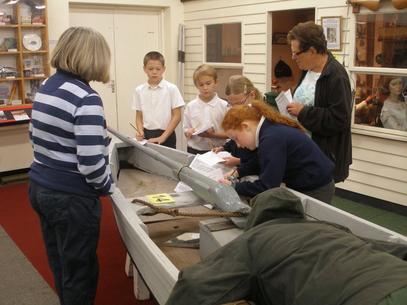 Mersea Museum - young visitors