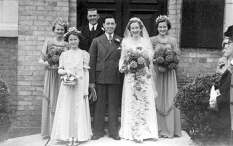  Joyce Green and Victor French, who married at the Methodist Chapel in Mill Road in 1950. Victor was the son of Stanley French whose marriage is shown in pictures DIS2009_MAR_047 and DIS2009_MAR_048. Although the war had been over for five years, many things were still rationed but this did not prevent wedding dresses and beautiful bouquets being back in fashion after the wartime uniforms and ...
Cat1 Museum-->DisplayPhotos Cat2 Families-->Green Cat3 Families-->French Cat4 Families-->Cornelius