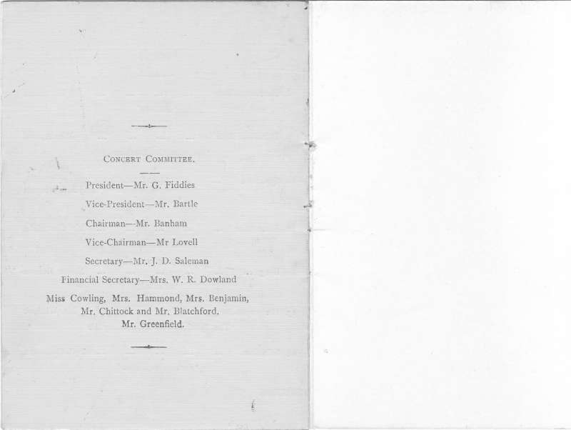 Click to Pause Slide Show


 T.S.S. DEMOSTHENES Souvenir Programme of Concert.

From papers relating to Ernest Appleton. 
Cat1 Tollesbury-->Yachting Cat2 Ships and Boats-->Merchant -->Power