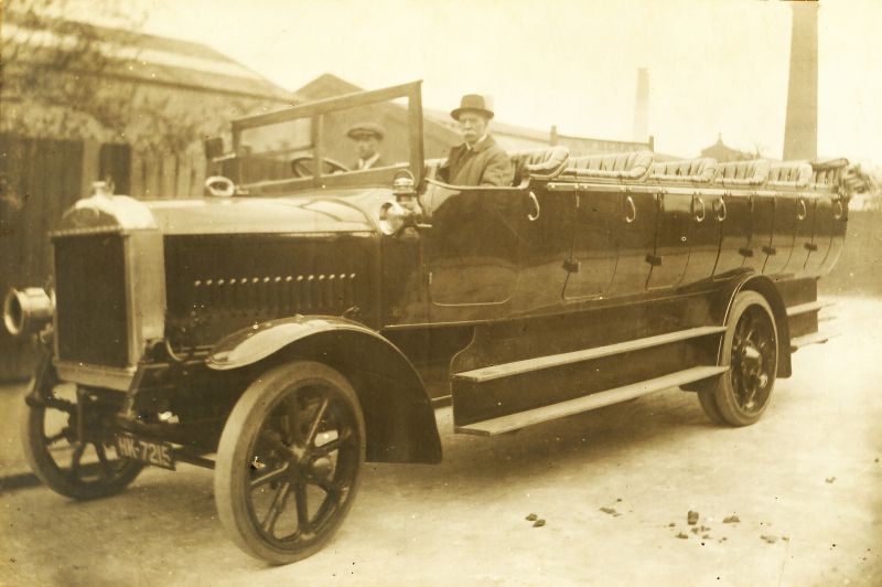 ID AWB_FLT_033 A.W. Berry. Charabanc HK7215. Dennis 40hp 29 seat charabanc, acquired March ...