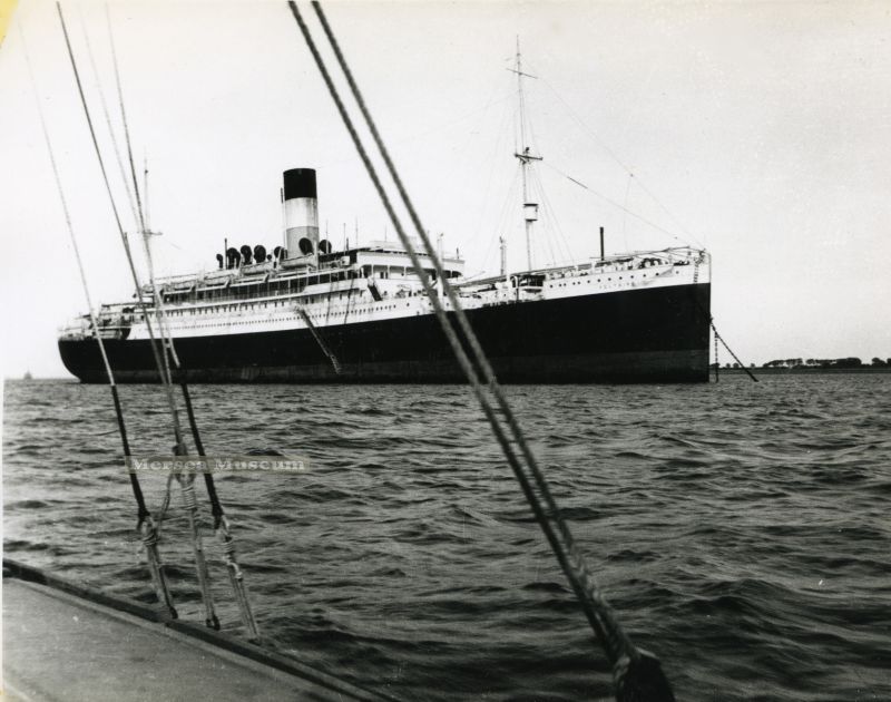 VOLTAIRE laid up in River Blackwater off Bradwell 1931 Date: 1931.