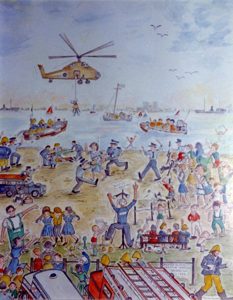  Lifeboat painting by Karen Saxby.


Karen was known for her paintings of local families and organisations. She was born 23 March 1909 and died 31 December 1984. 
Cat1 Mersea-->Lifeboat-->Pictures Cat2 Art-->Other Artists