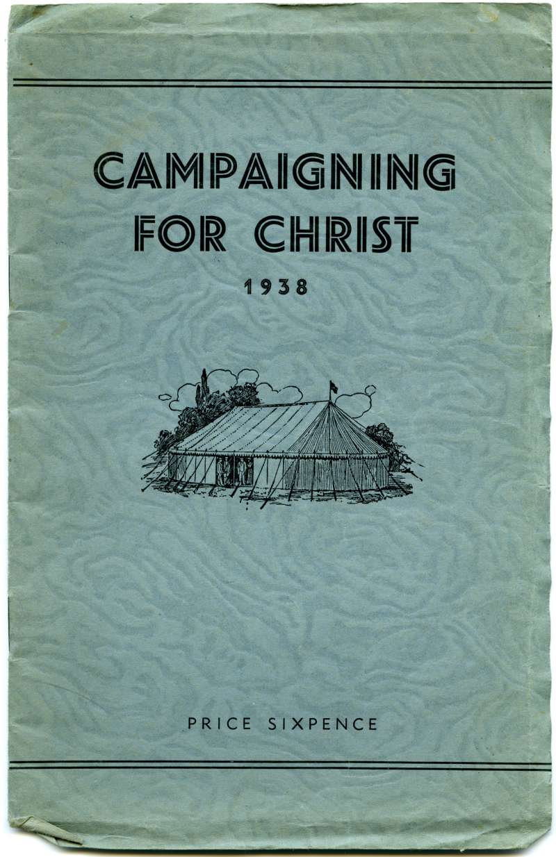  Campaigning for Christ.

Glimpses of 1938 summer meetings. 
Cat1 Mersea-->Youth Camp
