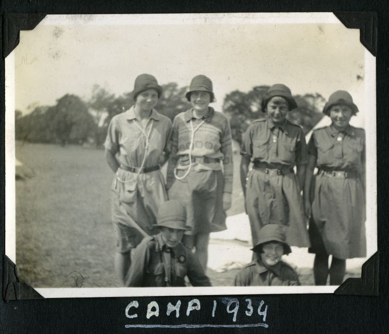  Girl Guides - Camp 1934. 
Cat1 Girl Guides