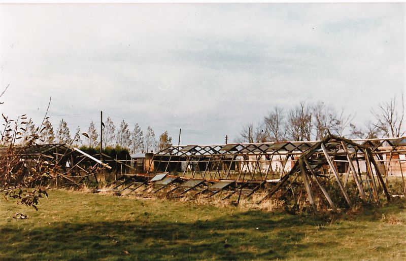 1987 Hurricane - damage at 24 Dawes Lane. 
Cat1 Weather Cat2 Disasters and Mishaps-->on Land Cat3 Mersea-->Buildings