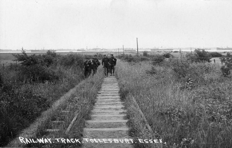 Railway Track, Tollesbury, Essex. 

Used in 