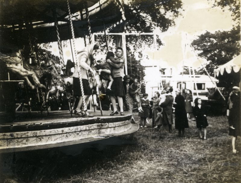  Stock's Fair on the Victory Field. Right of centre Mrs Pinky Hewes, Mrs Cutts (Harold's mother).

From Album 2. 
Cat1 Mersea-->Regatta-->Pictures