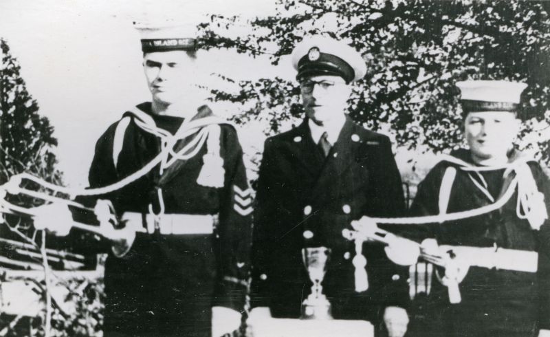  Mersea Island Sea Cadets.

David Carter, Herbert Burgess, John Wareing. 
Cat1 Sea Cadets