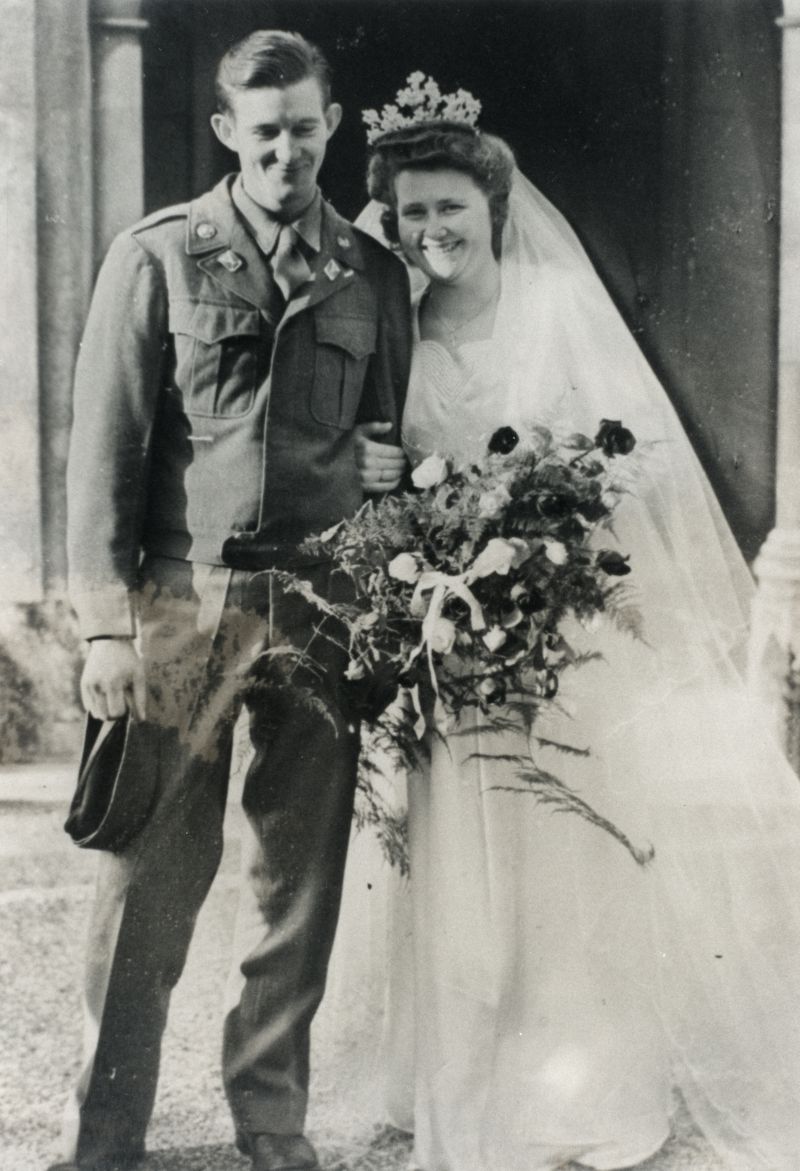  1940s G.I. Bride, Hardy's Green, Birch. Phylis Borley and her American Groom. 
Cat1 Birch-->Hardy's Green