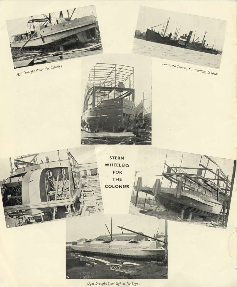  Aldous Successors Ltd catalogue --- page 42. Stern wheelers for the Colonies. 
Cat1 Places-->Brightlingsea-->Shipyards