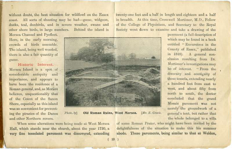  Fair Haven Temperance Resort brochure. Page 13.

Historic interest. Old Roman Ruins [the wheel tomb], mosaic pavements. 
Cat1 Museum-->Papers-->Estates-->Fair Haven