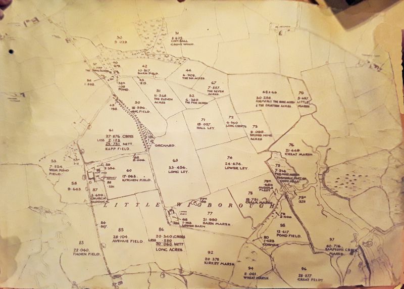  Little Wigborough field map.

Copt Hall is left of centre. 
Cat1 Places-->Peldon Cat2 Maps and Charts