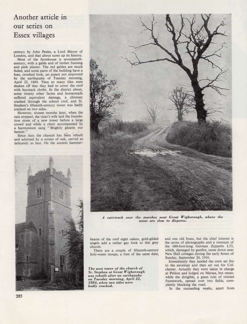  The story of Wigborough past and present by Eric Rayner

Essex Countryside March 1965 - page 285 
Cat1 Places-->Wigborough
