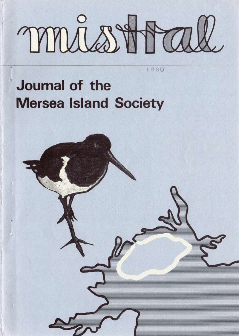  Mistral. Journal of the Mersea Island Society 1980 front cover 
Cat1 Books-->Mistral