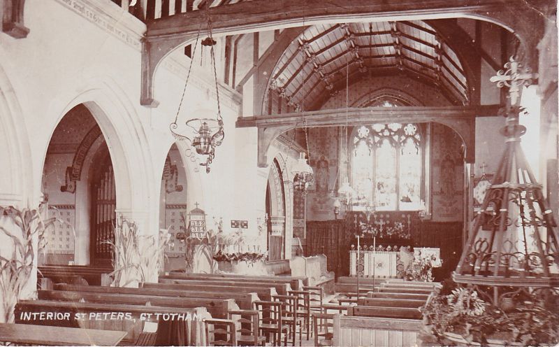Click to Slide Show


 Interior of St. Peters Church, Great Totham. Card posted 23 May 1927 
Cat1 Places-->Other