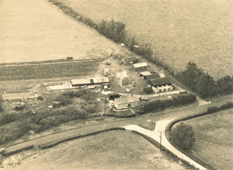  Staffords Corner, Great Wigborough, before the road was re-aligned and straightened in 1967.

Photograph via Alan Skinner 
Cat1 Places-->Wigborough