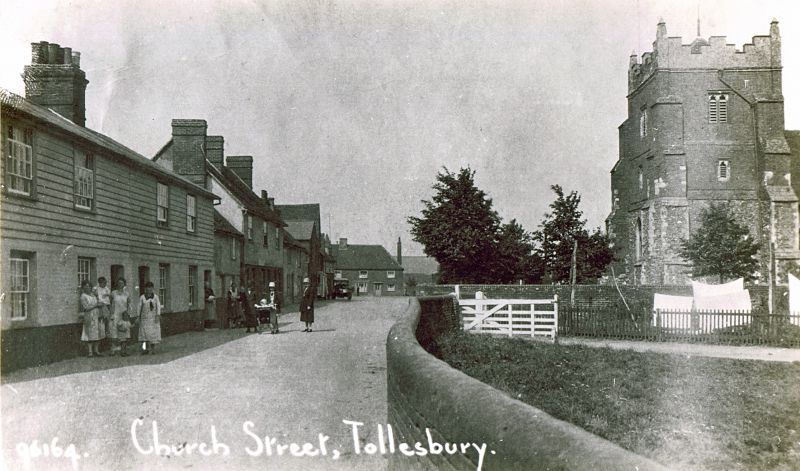  Church Street, Tollesbury. Postcard 96164 
Cat1 Tollesbury-->Road Scenes