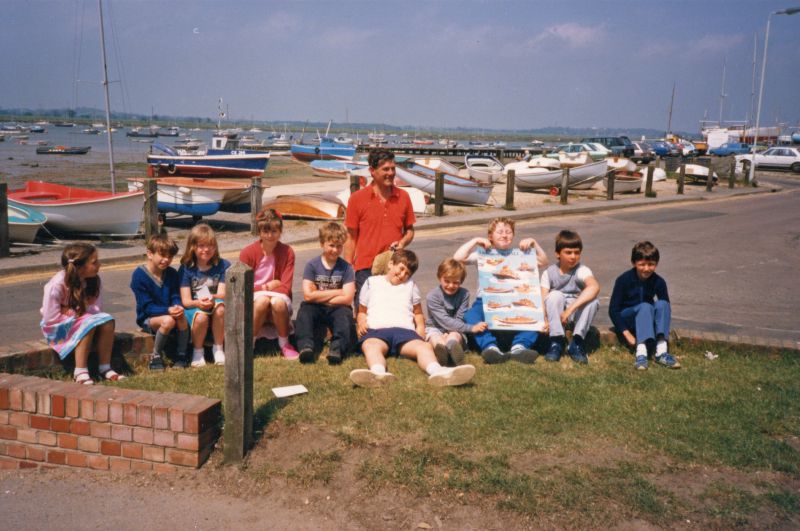  Visit to West Mersea Lifeboat by Literacy Support Centre, St John's Green School, Colchester

We bought things from the lifeboat shed. Mr Crossley gave us a poster. We sat outside with it.

CK214 on hard. 
Cat1 Mersea-->Lifeboat-->Pictures Cat2 Mersea-->Old City & the Hard
