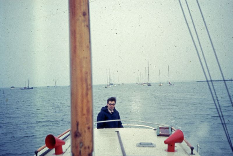  On board SARODA.
Undated 35mm slide by Jean Booth. 
Cat1 Mersea-->Old City & the Hard