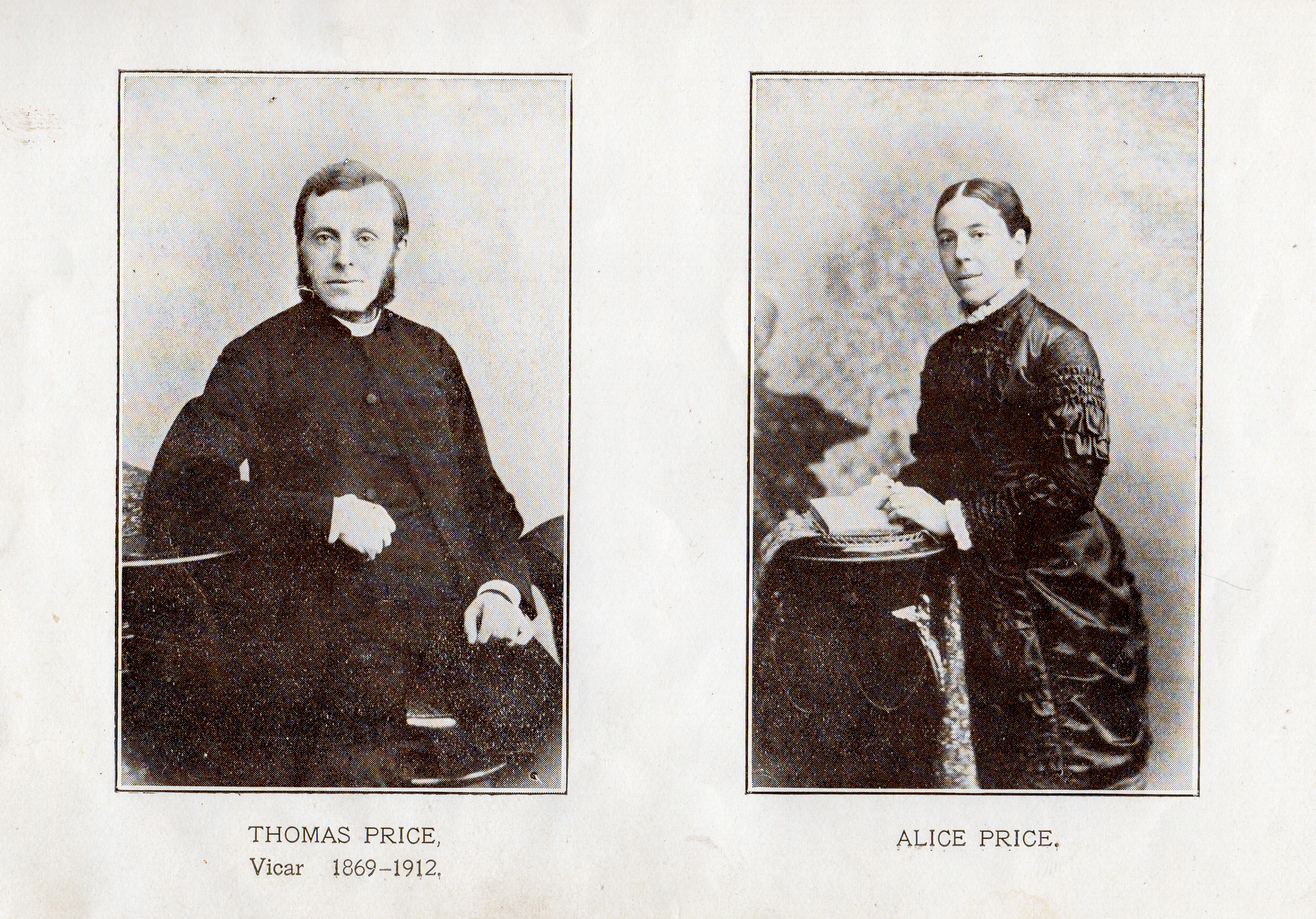  Thomas Price Vicar 1869-1912 and Alice Price.

From The Story of Layer-de-la-Haye by Mary Hopkirk. 
Cat1 Places-->Layer de la Haye