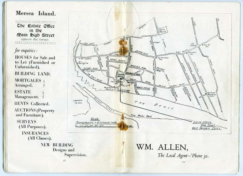 Click to Pause Slide Show


 West Mersea Official Guide. Page 18-19. Map of West Mersea. Wm. Allen, The Estate Office. 
Cat1 Books-->Mersea Guides-->1935 Cat2 Maps and Charts