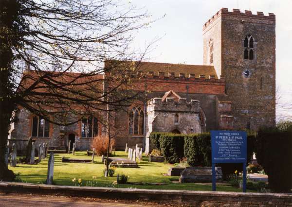 West Mersea Parish Church c1987
