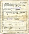 769. ID MF04_001_003 Army Certificate of Discharge for Frederick Foakes from Royal Army Medical Corps who was enlisted at Colchester on 19 January 1903. Issued at Aldershot 19 ...
Cat1 Museum-->Papers-->Other
