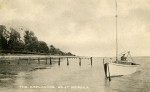 The beach, titled The Esplanade, West Mersea. Postcard by E T W Dennis, mailed 31 August 1921 Before August 1921. Photo: Peter Godfrey Collection